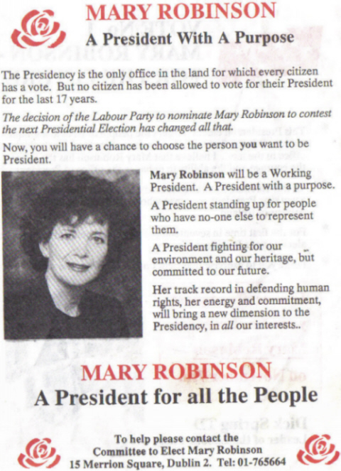 Mary robinson 1990