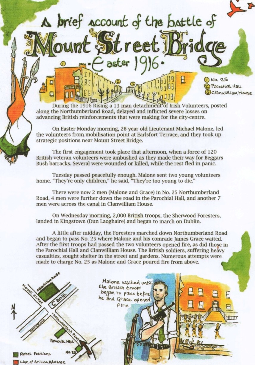 The battle of Mount St Bridge Easter 1916.Eirigi .No 1.