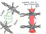 Chistmas Card made in Long Kesh&nbsp;1972.