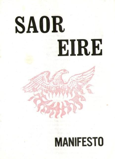 Saor Eire Manifesto May 1971