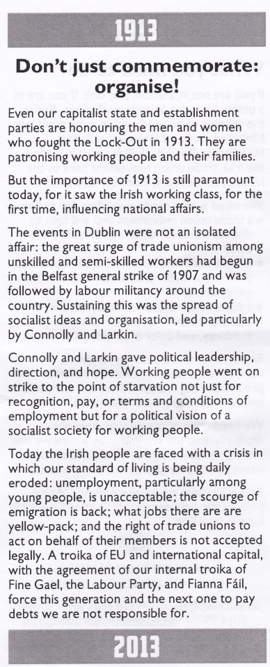 CPI Lockout Leaflet