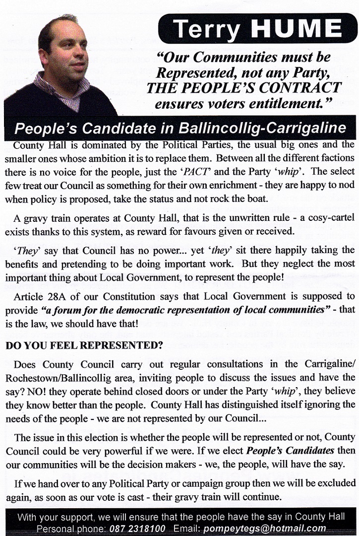 LocalElections2014_Ballincollig-Carrigaline_Hume_P1