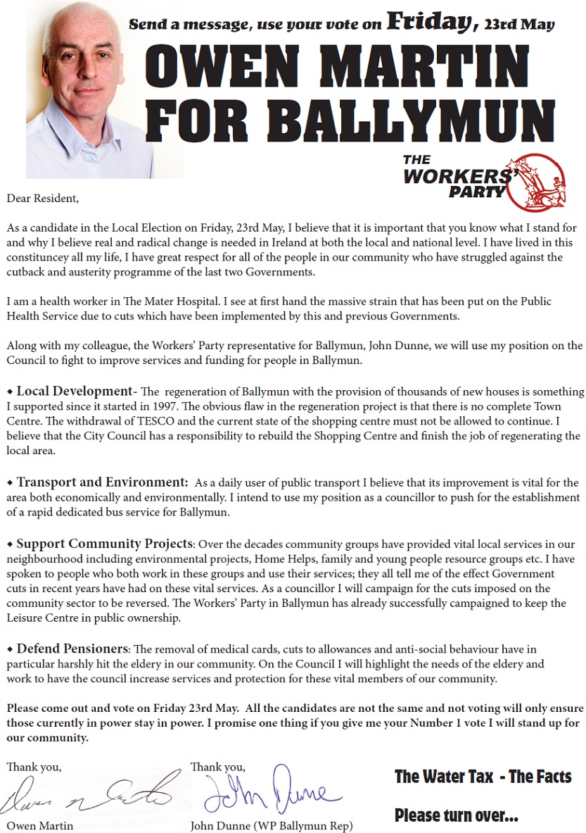 Niall Keady press release